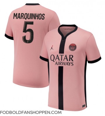 Paris Saint-Germain Marquinhos #5 Tredjetrøje 2024-25 Kortærmet